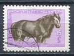 Timbre MONGOLIE  1958  Obl   N 126  Y&T   Cheval