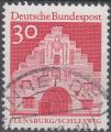 Allemagne - 1967 - Yt n 386 - Ob - Edifices historiques ; Nordentor Flensburg