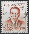  MAROC - 1962/65 - Yt n 438 - Ob - Roi Hassan 0,10c noir