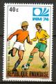 Rwanda Yvert N579 Neuf 1974 Foot mondial