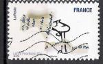France 2010; Y&T n aa474; lettre 20g, srie sourires, femme