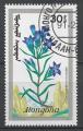 MONGOLIE - 1991 - Yt n 1802 - Ob - Fleurs : gentiana puenmonanthe