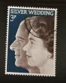 GB 1972 Royal Silver Wedding  3p  YT 672