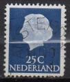 Pays Bas : Y.T. 602 -  Reine Juliana - 25 c - oblitr - anne 1953 