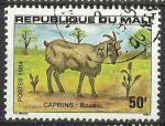 Mali 1984; Y&T n 484; 50F faune, bouc