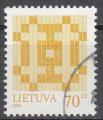 LITUANIE - 1998 - Double Croix-  Yvert 584 Oblitr 
