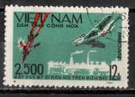 Vietnam du Nord 1967; Y&T n 555, 12 xu, 2500 avions abatttus
