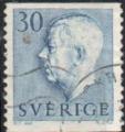 Sude 1957 - Roi Gustave VI Adolphe, obl. - YT 422 