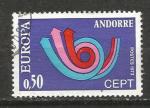ANDORRE FRANCAIS - oblitr/used - 1973 - n 226