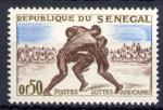 Timbre du SENEGAL 1961  Neuf **   N 205  Y&T  Sport Lutte  