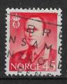 NORVEGE - 1958/60 - Yt n 383 - Ob - Olav V 45o rouge carmin