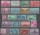 Etats Unis USA Lot 01 de 37 timbres des annes 1945  1948 (2 scans)