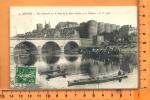 ANGERS: Vue gnrale sur le Pont de la Basse-Chane et le Chteau