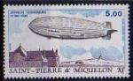 St-Pierre & Miquelon 1988 -P.A./Airmail : Dirig. Zeppelin "Hidenburg"- YT A66 **