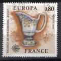  France 1976 - YT 1877 - Europa -  Faience de Strasbourg - OB Ronde