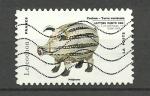 France timbre oblitr anne 2013 srie "Les Animaux dans l'Art" Cochon