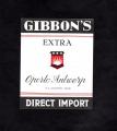Ancienne tiquette de vin : Gibbon's extra Oporto-Antwerp ( porto )