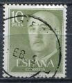 Timbre ESPAGNE 1955 - 58  Obl  N 869  Y&T    Personnages   