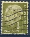 Allemagne 1953-54 - YT 72 - oblitr - 70 anniversaire Thodore Heuss