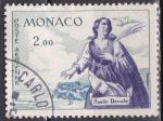 MONACO PA N 73 de 1961 oblitr  