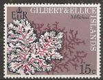 gilbert et ellice - n 196  neuf**,coraux - 1972