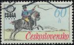 Tchcoslovaquie 1977 Oblitr Used Cavalier de La Poste Franaise Y&T CS 2116 SU