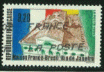France 1990 - Y&T 2661 - oblitr - maison France-Brsil  Rio