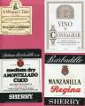 Espagne - Andalousie - Lot tiquettes vins de Jerez - M2