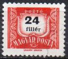 HONGRIE N Taxe 224 (B) o Y&T 1958-1959 Vingt quatre