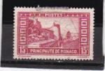 Timbre Monaco / Oblitr / 1933 / Y&T N119 / Vue de la Principaut.