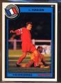 Carte PANINI Football N 252  1993  J. FOULON  Valenciennes     fiche au dos