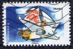 France 2014 Oblitr Used Stamp Meilleurs voeux Bon voyage Y&T 1046