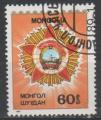 MONGOLIE N 1702 o Y&T 1989 Distinctions honorifiques
