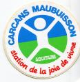 Autocollant CARCANS MAUBUISSON Aquitaine Station   adhesif publicitaire 