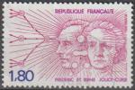 1982 2218 oblitr Frdric et Irne Joliot Curie