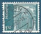 Suisse N993 portaille de saint-Gall - Cathdrale de Ble oblitr