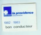LA PROVIDENCE / 1982 / autocollant ancien et rare / ASSURANCES