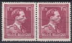 1950 BELGIQUE obl 832 paire