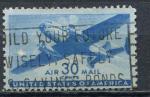 Timbre ETATS UNIS D'AMERIQUE  PA  1941 - 44  Obl   N 31  Y&T   Avion