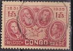 CONGO BELGE N 186 de 1935 oblitr  