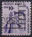 ETATS UNIS N 1179 o Y&T 1977 Respect des droits de l'homme