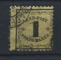 Allemagne - Bade Taxe N1 Obl (FU) 1862 - Chiffres