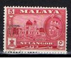 Malaysia - Selangor / 1961-62 / YT n 82, oblitr