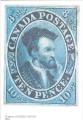 Carte postale neuve (10 pences; Jacques Cartier, mis en dcembre 1854