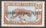oubangui - n 7  neuf* - 1915/18 
