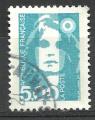 France Briat 1990; Y&T n 2625; 5,00F, bleu-vert