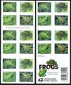 USA 2019 FROGS,booklet of 20 FIRST-CLASS FOREVER stamps,MNH