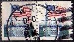 -U.A/U.S.A. 1971 - Drapeau & la Maison Blanche, Roul./coil -YT 923a/Sc 1338G x2