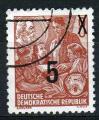 ALLEMAGNE (RDA) N 177 o Y&T 1954 Timbres de 1954 Plan quinquenal surcharg