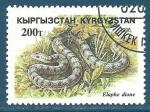 Kirghizstan N78 Reptiles - Elaphe dione oblitr